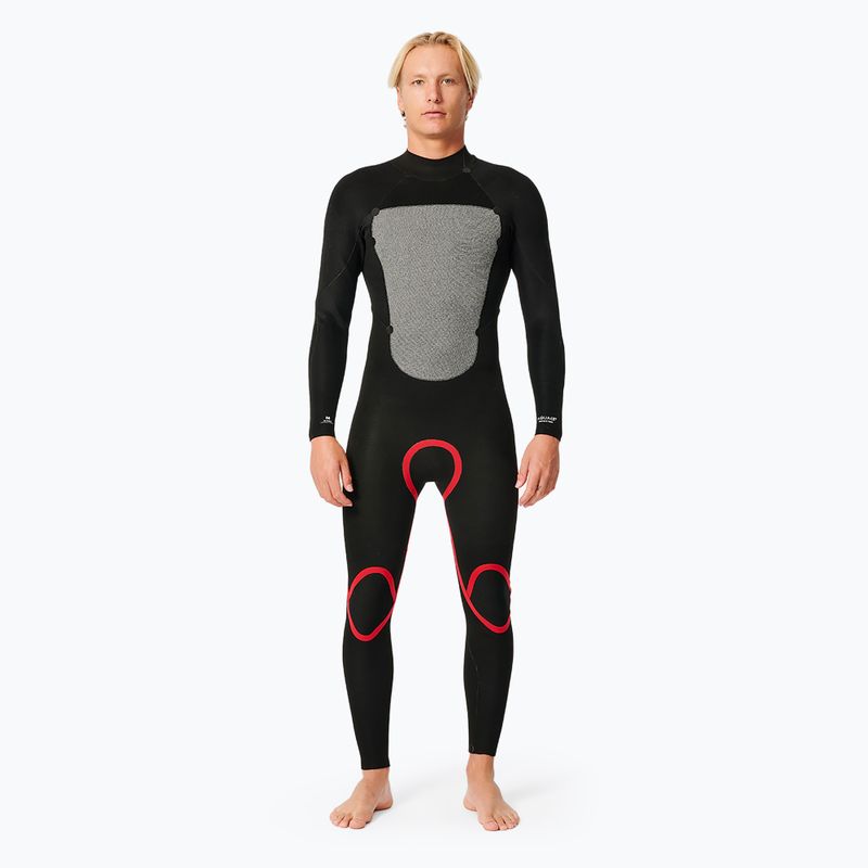 Schaumstoff für das Schwimmen Herren Rip Curl Omega 3/2 mm Gb Bz Steamer black 4