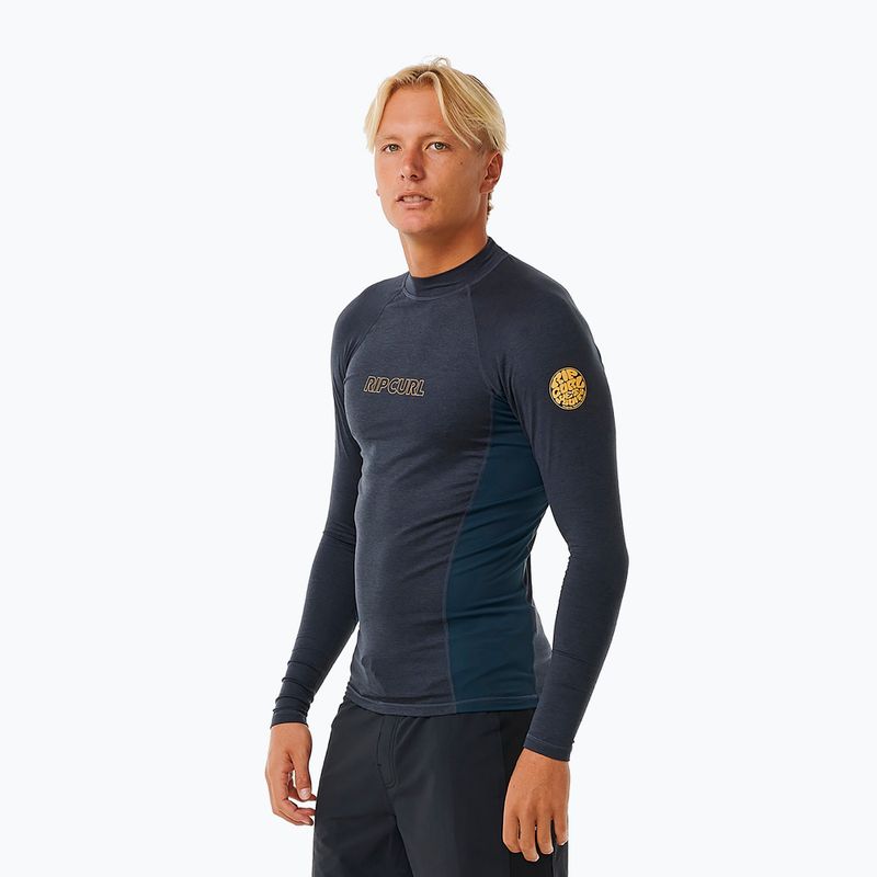 Herren Rip Curl Dawn Patrol UPF Performance schwimmen Longsleeve navy marle 4