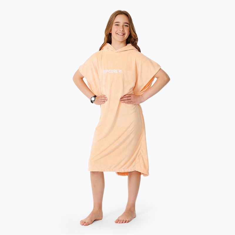Poncho Damen Rip Curl Classic Surf Hooded peach