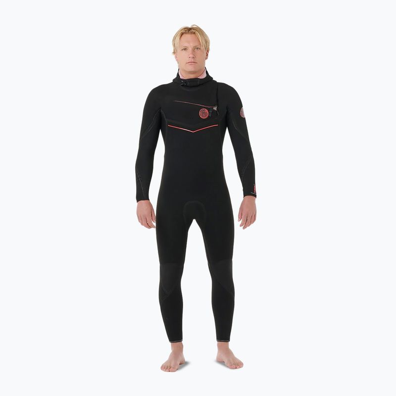 Neoprenanzug Herren Rip Curl Flashbomb Fusion 5/3mm Zip Free black