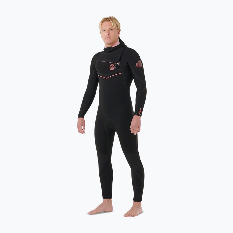 Neoprenanzug Herren Rip Curl Flashbomb Fusion 5/3mm Zip Free black 3