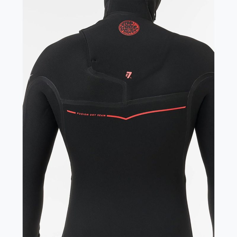 Neoprenanzug Herren Rip Curl Flashbomb Fusion 5/3mm Zip Free black 5