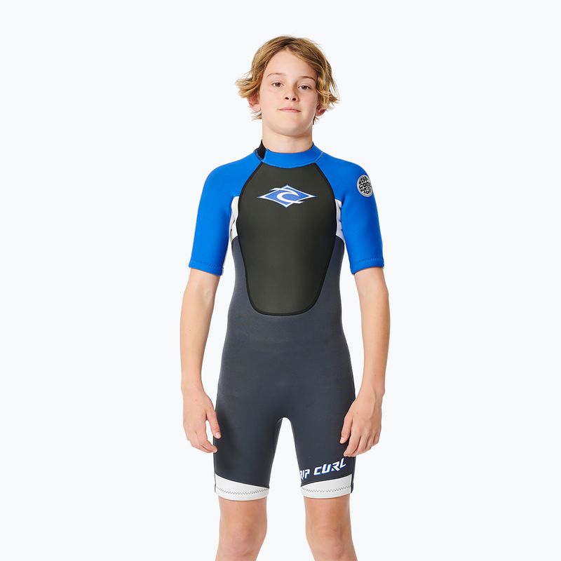 Rip Curl Kinder Schaumstoff Omega Back Zip Spring 2 mm blau 8
