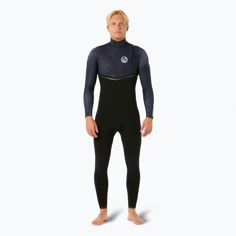 Rip Curl E Bomb 4/3 mm Zip Free wild berry Herren Neoprenanzug