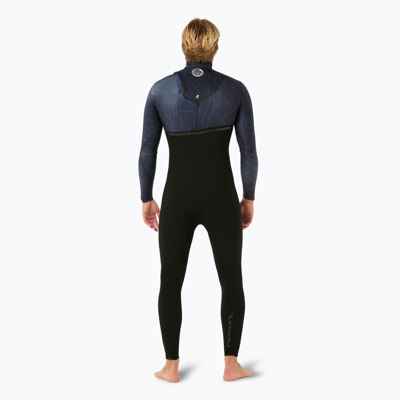 Rip Curl E Bomb 4/3 mm Zip Free wild berry Herren Neoprenanzug 2