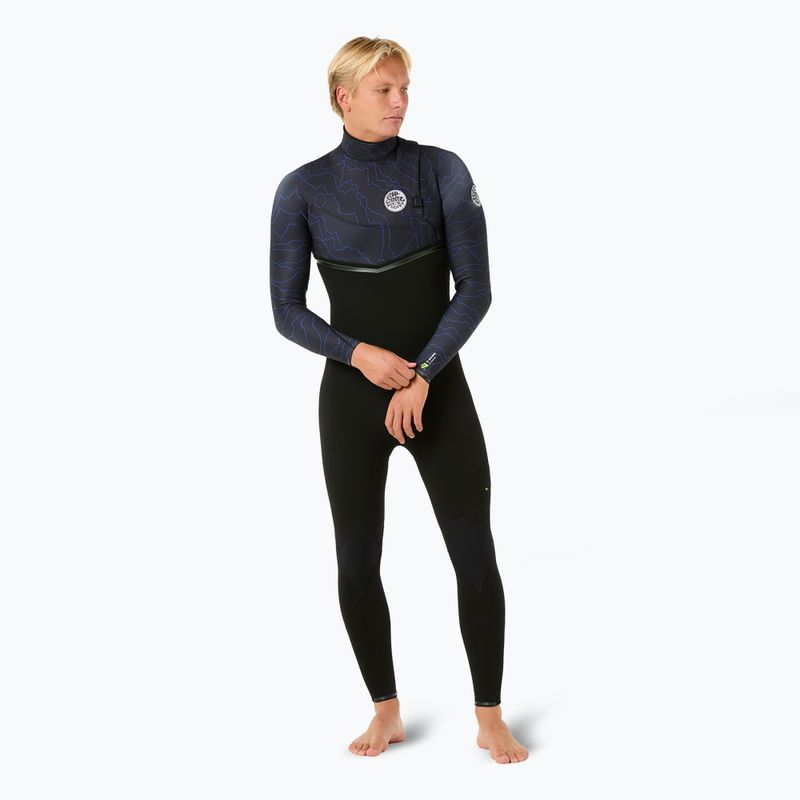 Rip Curl E Bomb 4/3 mm Zip Free wild berry Herren Neoprenanzug 3
