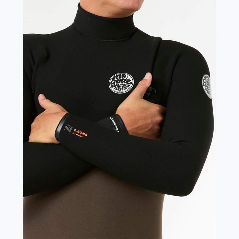 Men's Rip Curl E-Bomb 3/2 mm Zip Free sub deep rock schwimmen Schaum 4