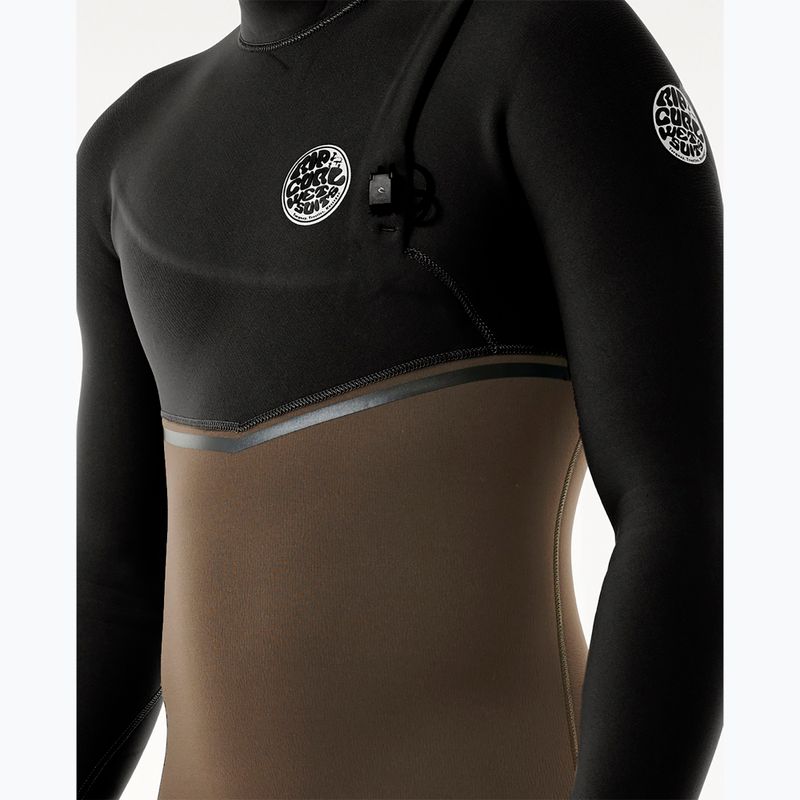 Men's Rip Curl E-Bomb 3/2 mm Zip Free sub deep rock schwimmen Schaum 5