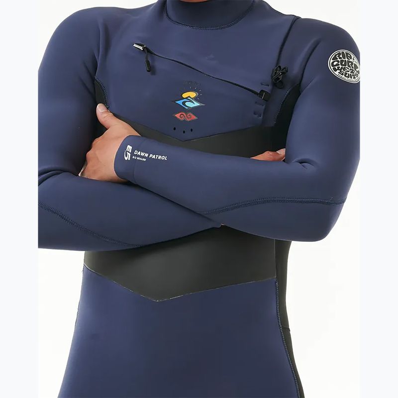 Neoprenanzug Herren Rip Curl Dawn Patrol 5/3mm Chest Zip dark navy 3