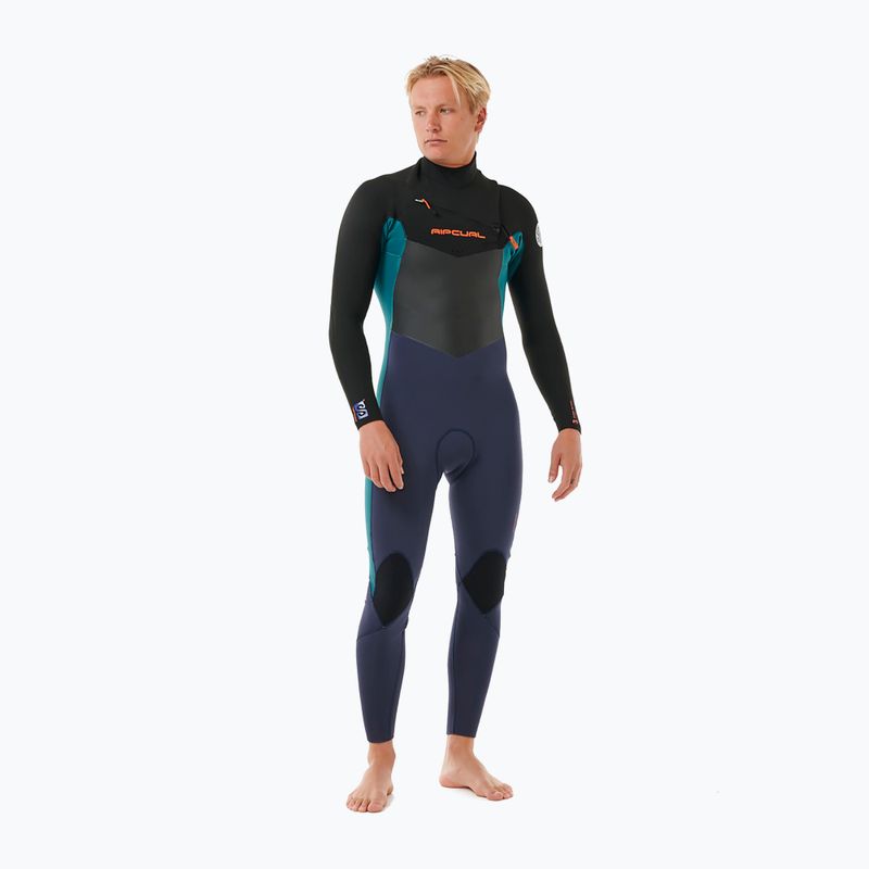 Neoprenanzug Herren Rip Curl Dawn Patrol 4/3mm Chest Zip purple night 4