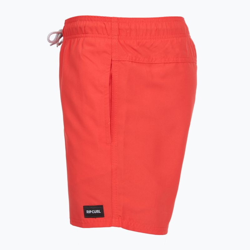 Herren-Badeshorts Rip Curl Offset Volley washed red 3