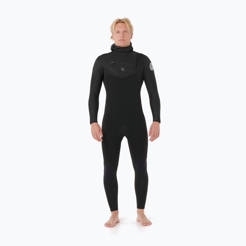 Herren Schwimm-Neoprenanzug Rip Curl Dawn Patrol Cz Hood 5/4 mm black 2