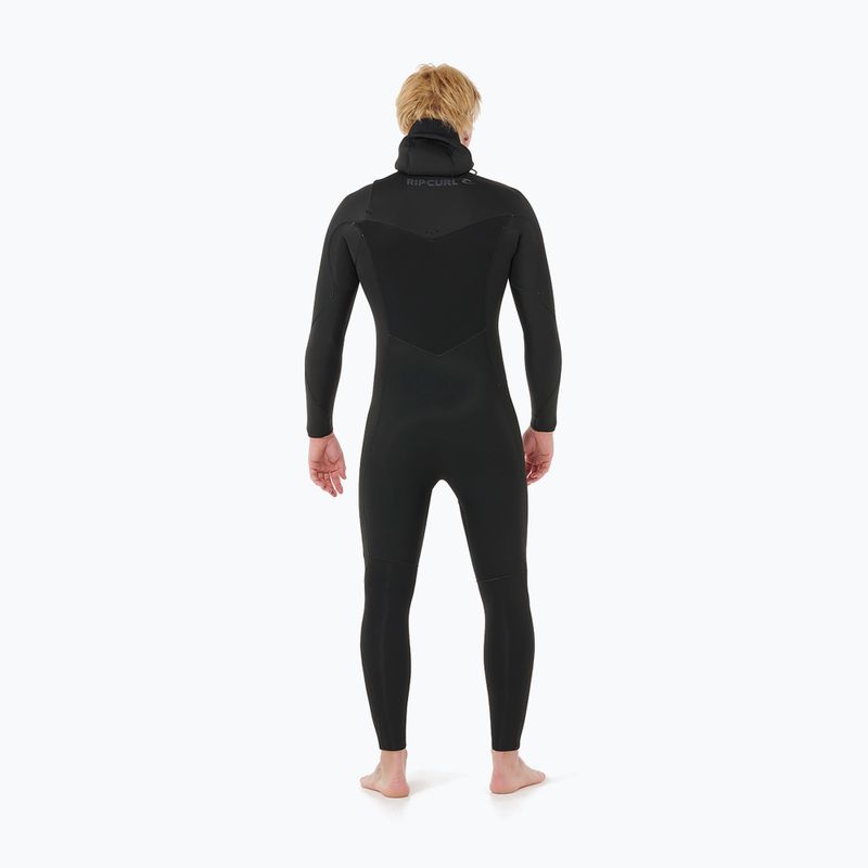 Herren Schwimm-Neoprenanzug Rip Curl Dawn Patrol Cz Hood 5/4 mm black 3