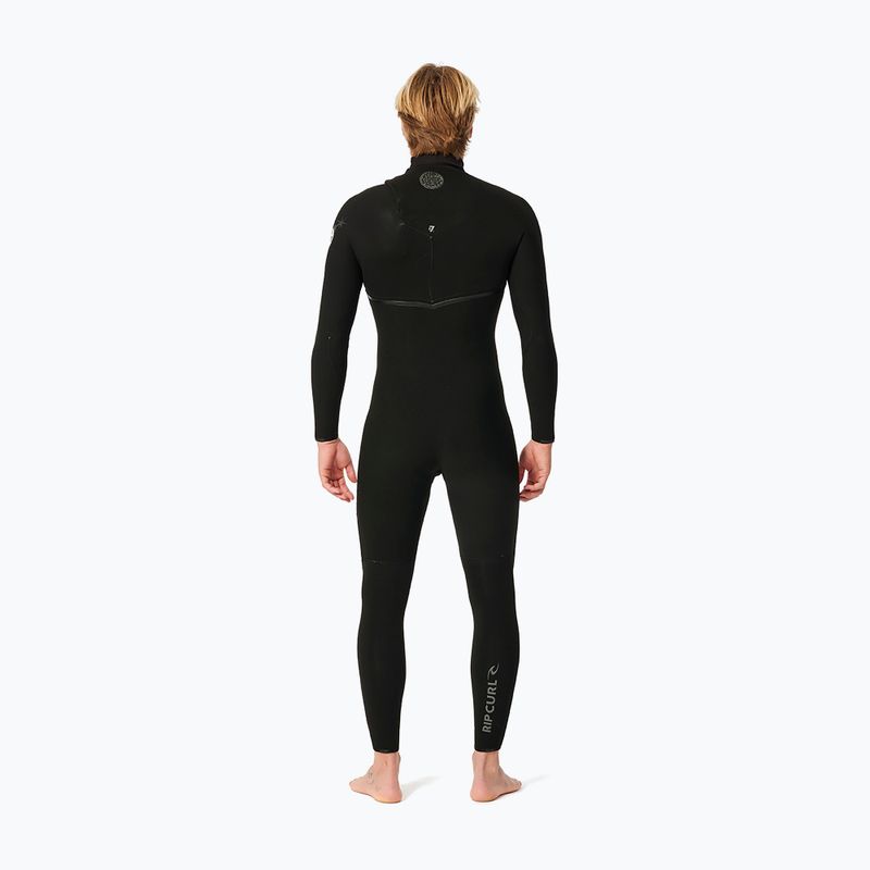 Neoprenanzug Herren Rip Curl Dawn Patrol 4/3 mm Chest Zip black 2