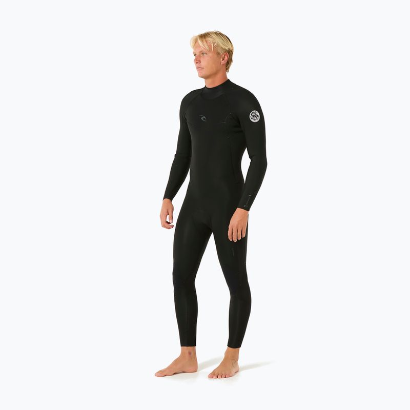 Herren Schwimm-Neoprenanzug Rip Curl Dawn Patrol 4/3mm Back Zip black 3