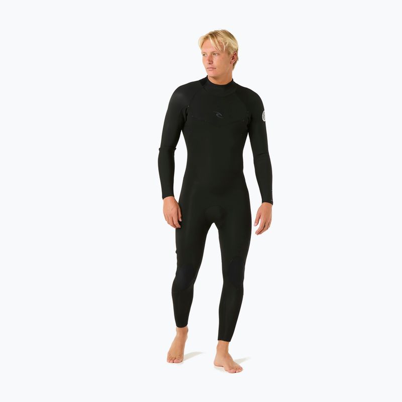 Herren Schwimm-Neoprenanzug Rip Curl Dawn Patrol 4/3mm Back Zip black 4