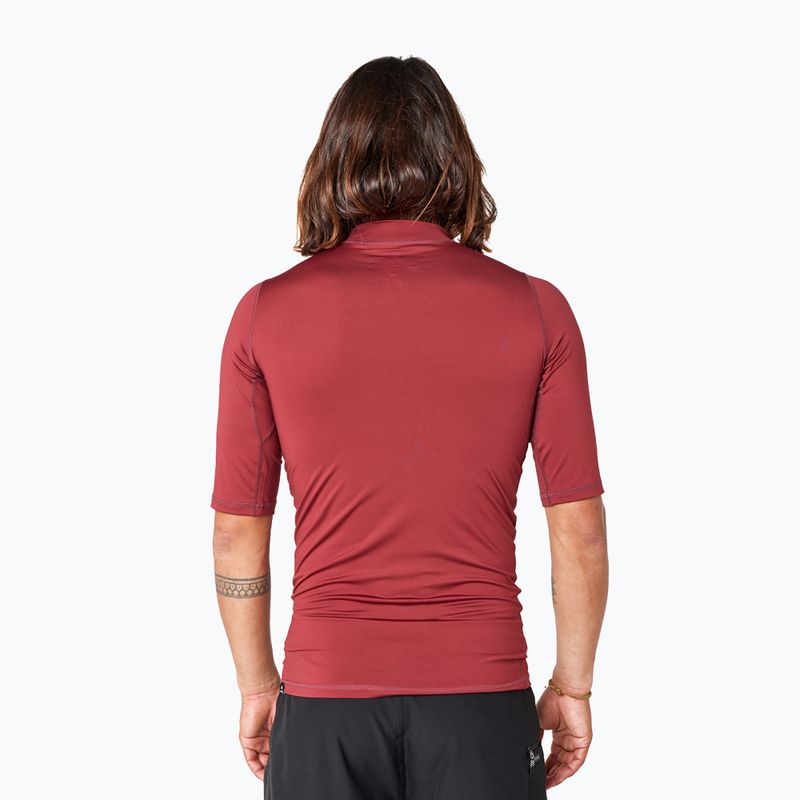 Badeshirt Herren Rip Curl Corps 437 dunkelrot 12JMRV 3