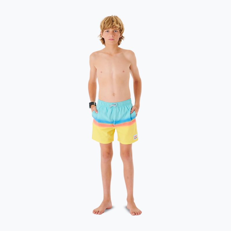 Kinder Shorts Rip Curl Surf Revival Volley 46 blau-gelb 27BBO 2