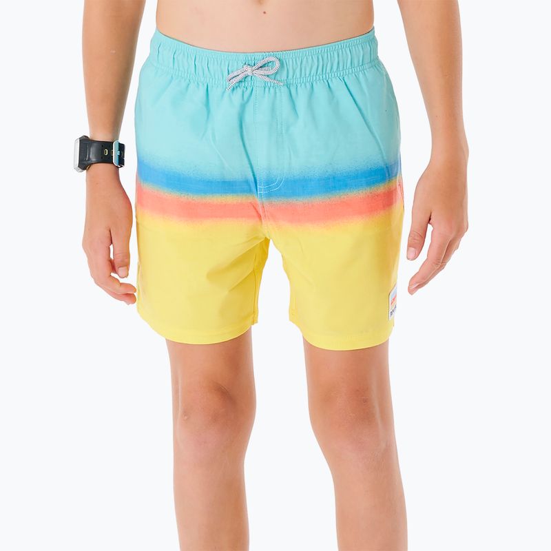 Kinder Shorts Rip Curl Surf Revival Volley 46 blau-gelb 27BBO 4