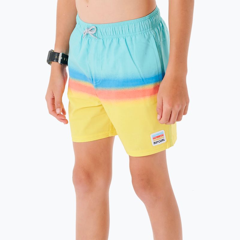 Kinder Shorts Rip Curl Surf Revival Volley 46 blau-gelb 27BBO 5