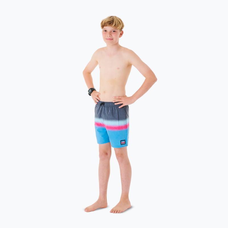 Kinder Shorts Rip Curl Surf Revival Volley 9 blau-grau 27BBO 2