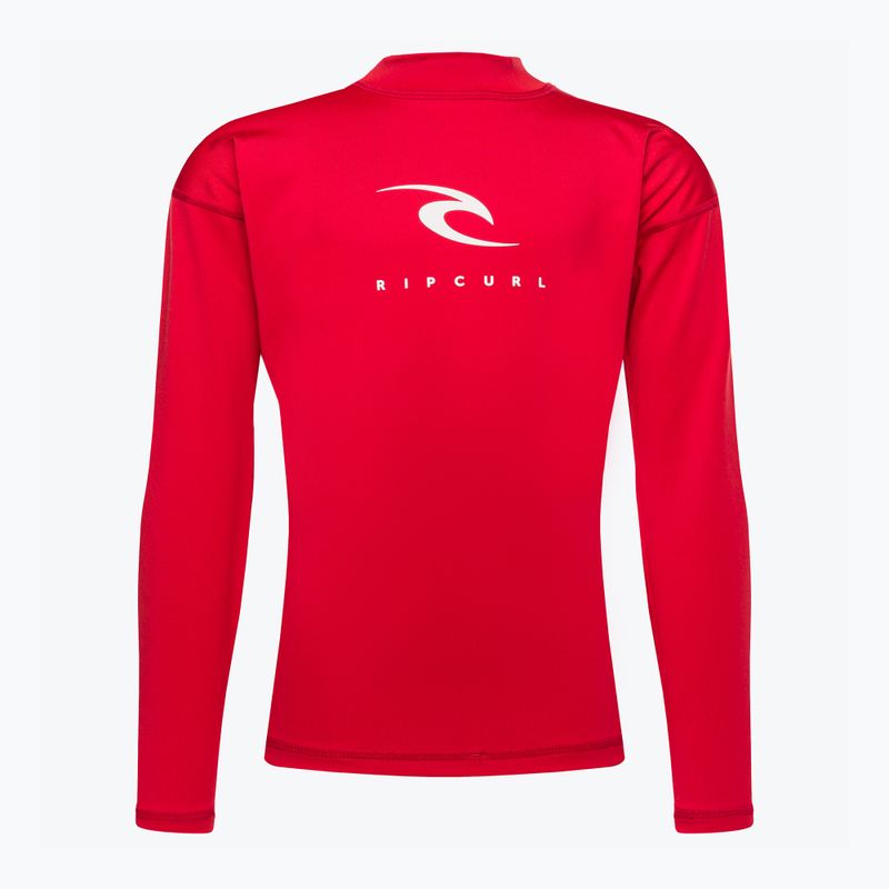Badeshirt Kinder Rip Curl Corps Rash Vest 4 rot 11MBRV
