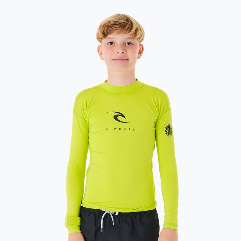 Badeshirt Kinder Rip Curl Corps Rash Vest 478 grün 11MBRV