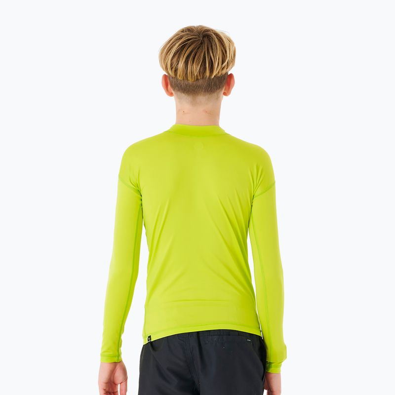 Badeshirt Kinder Rip Curl Corps Rash Vest 478 grün 11MBRV 2
