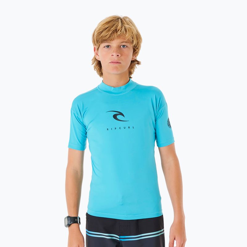 Badeshirt Kinder Rip Curl Corps Rash Vest 7 blau 11NBRV