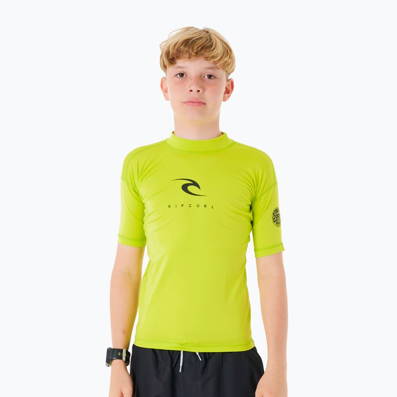Badeshirt Kinder Rip Curl Corps Rash Vest 478 grün 11NBRV