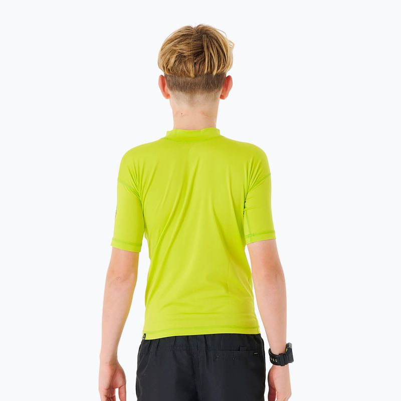 Badeshirt Kinder Rip Curl Corps Rash Vest 478 grün 11NBRV 2