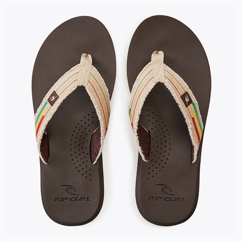 Zehntrenner Herren Rip Curl Reactor Open Toe 1153 braun 19VMOT 11