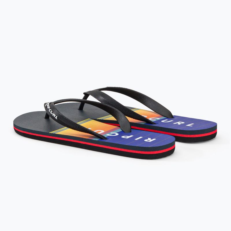 Zehntrenner Herren Rip Curl Breaker Open Toe 1163 schwarz-orange 19XMOT