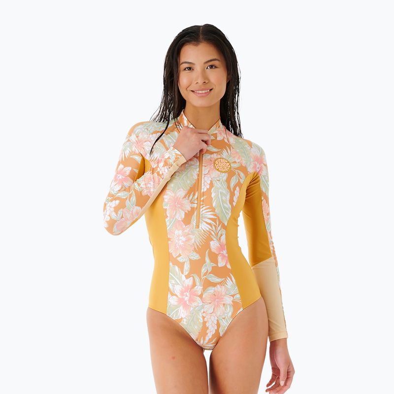 Einteiliger Badeanzug Rip Curl Always Summer Upf 5+ Surfsuit 146 gelb 144WRV