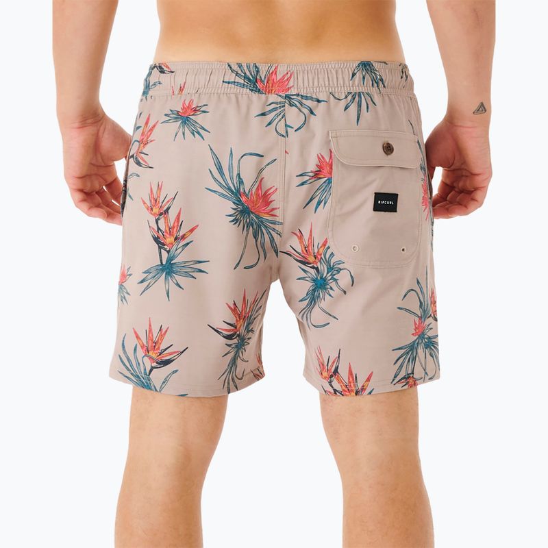 Herren Shorts Rip Curl Paradiso Volley 567 beige 3DMBO 3