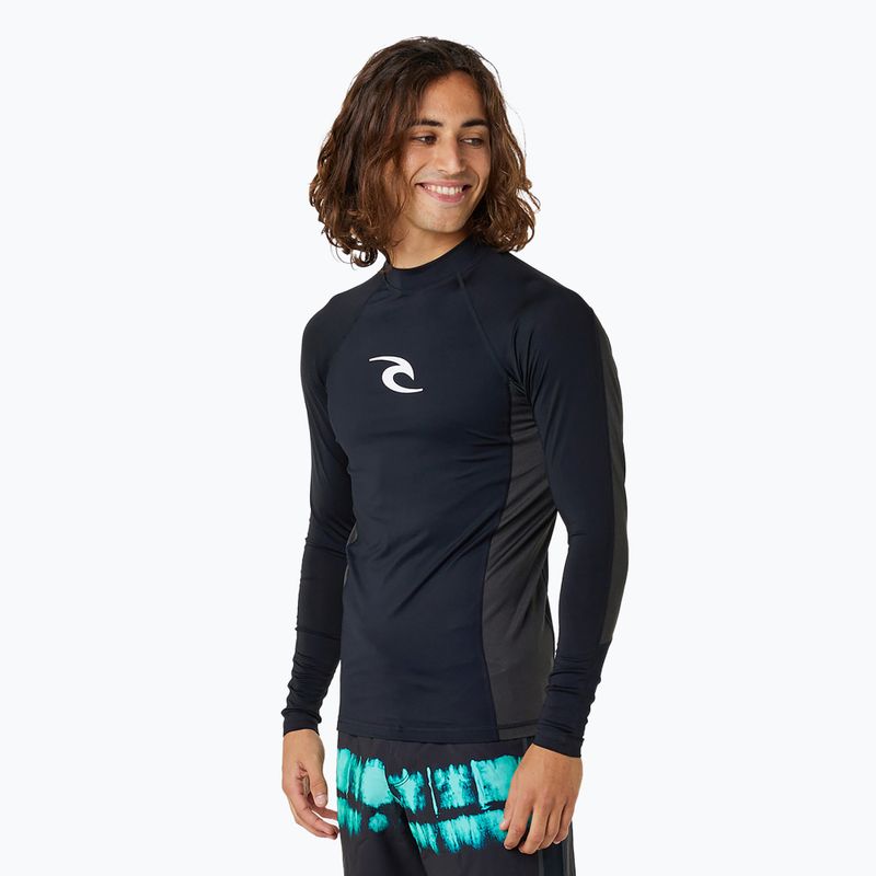 Schwimm Longsleeve  Herren Rip Curl Waves Upf Perf L/S black 3