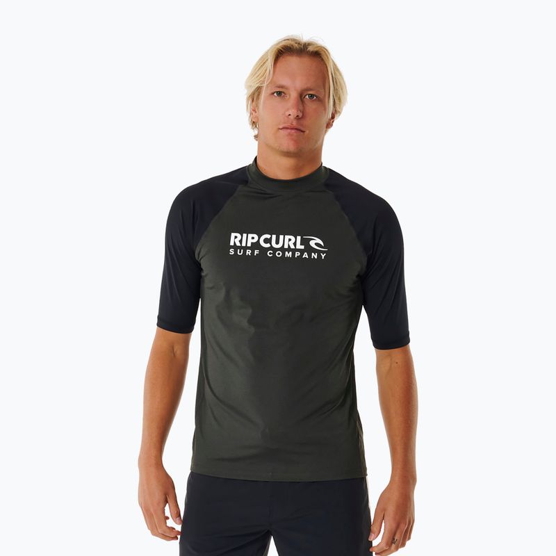 Herren Rip Curl Shock UPF schwarz Marle Schwimmshirt
