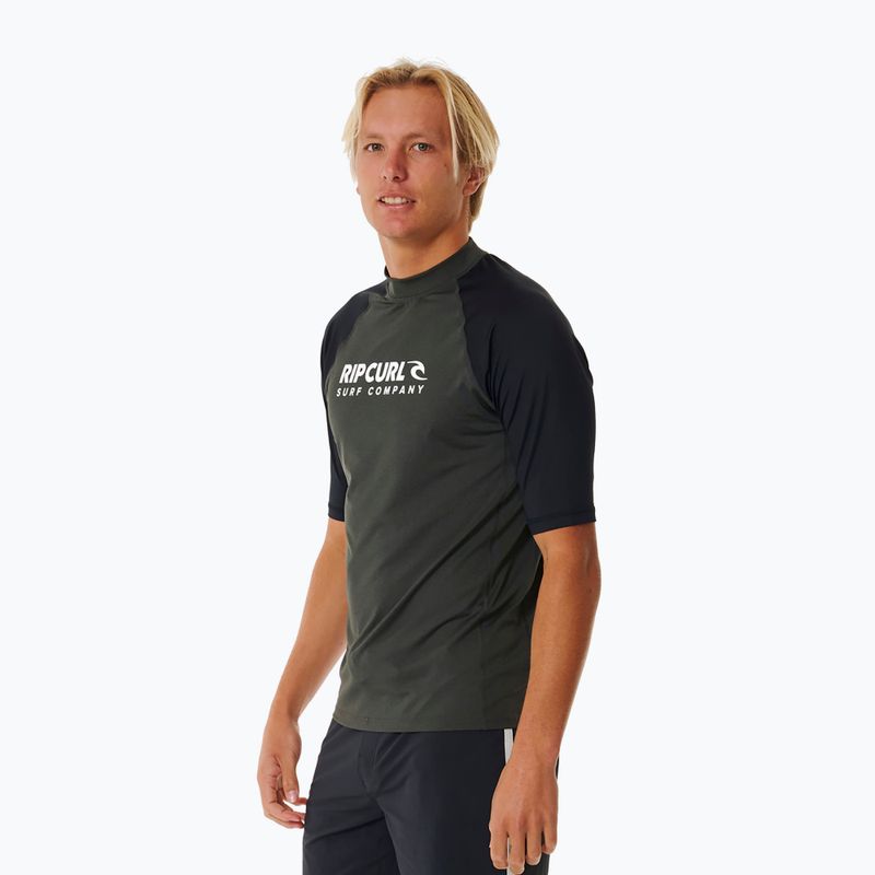 Herren Rip Curl Shock UPF schwarz Marle Schwimmshirt 4