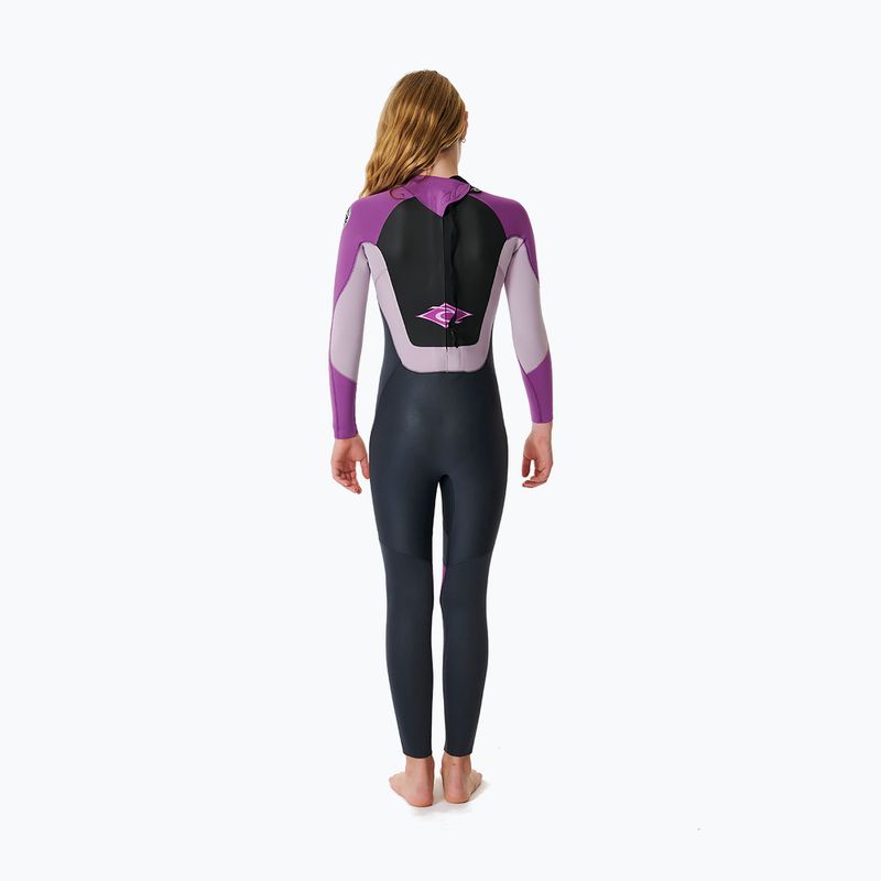 Kinder-Neoprenanzug Rip Curl Omega 5/3mm Back Zip GB Jr purple 2