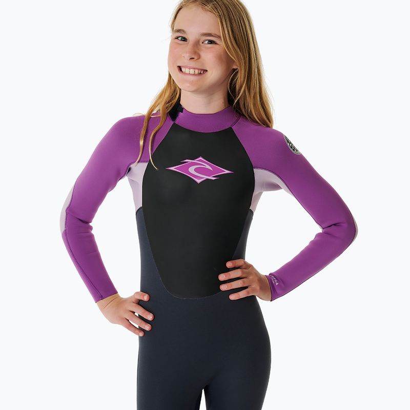 Neoprenanzug Kinder Rip Curl Omega 5/3mm Back Zip GB Jr purple 5