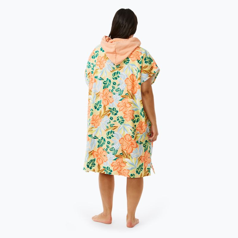 Rip Curl Mixed Frauen Poncho mit Kapuze hellorange 3