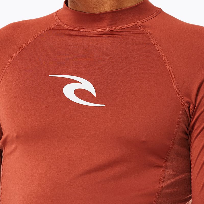 Schwimm Longsleeve  Herren Rip Curl Waves Upf Perf L/S red 6