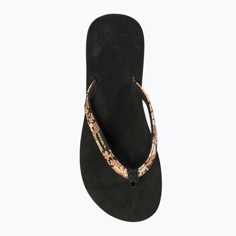 Flip-Flops Damen Rip Curl Freedom Bloom Open Toe black/brown 5