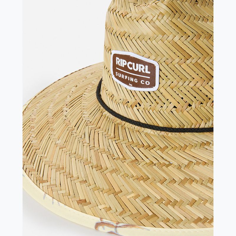 Herren Rip Curl Mix Up Stroh Jahrgang gelb Hut 5