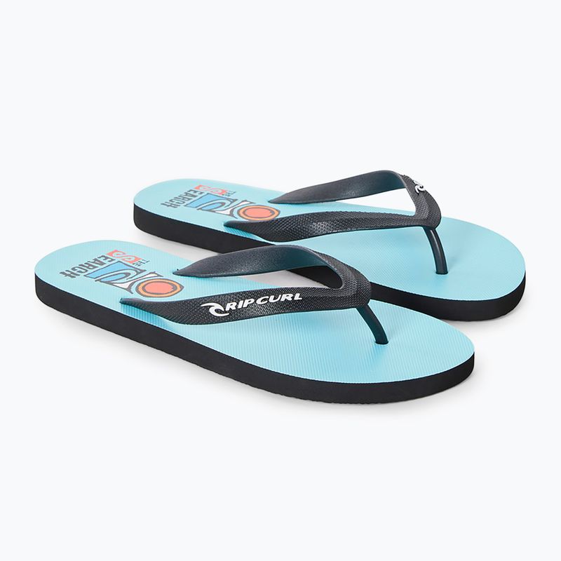 Flip-Flops Herren Rip Curl Foamies Bloom Open Toe light blue 8