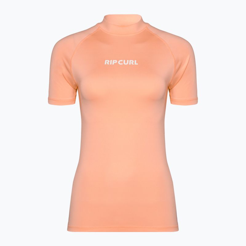 Schwimm T-Shirt Damen Rip Curl Classic Surf Upf Rashguard SS bright peach