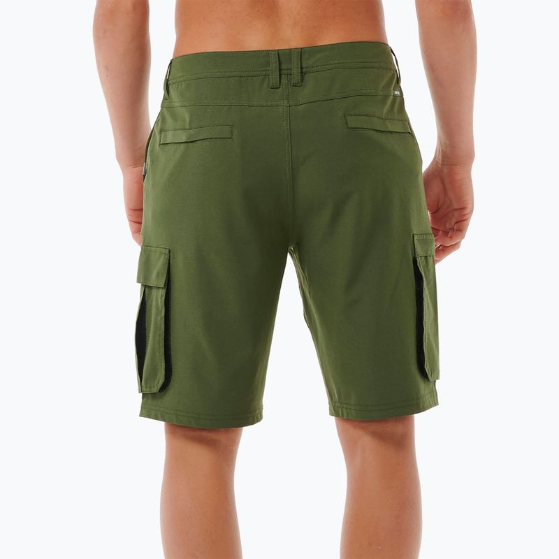 Herren Rip Curl Boardwalk Classic Surf Cargo Shorts dunkel oliv 3