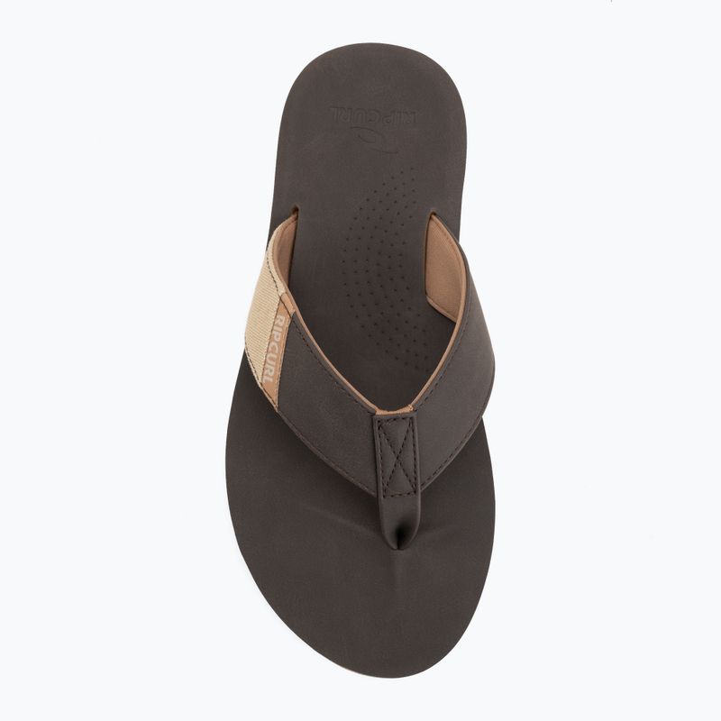 Herren Flip-Flops Rip Curl Oxford Bloom brown 5