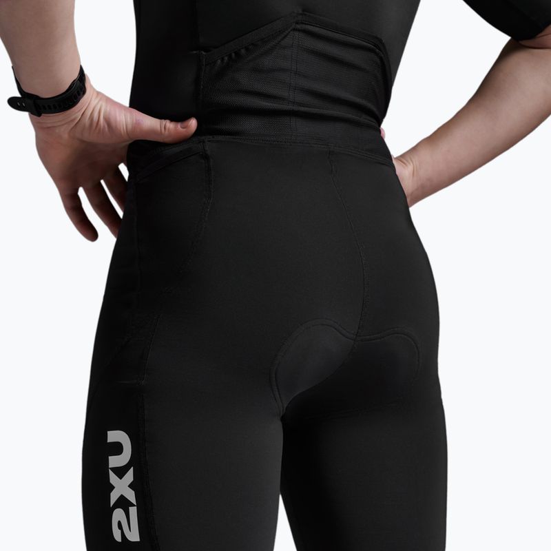 Herren Triathlonanzug 2XU Core Sleeved schwarz/weiß 7