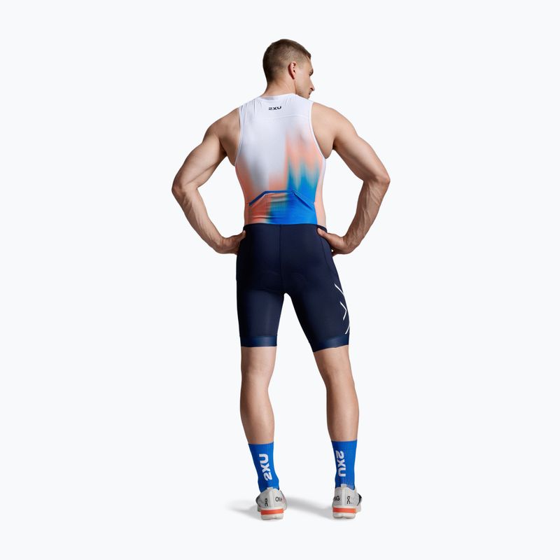 Triathlonanzug für Herren 2XU Core nebula blaze/midnight 3